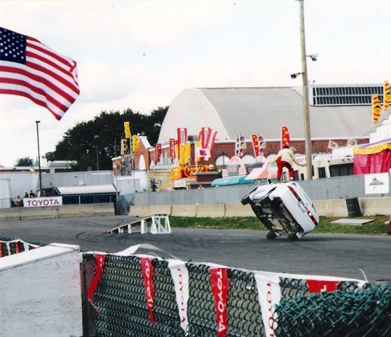 Action takes center stage when the Chitwood Stunt Show takes over the track at the Tioga County Fair