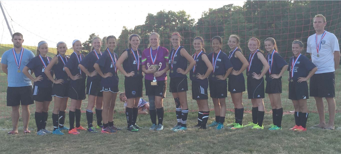 Valley Youth Soccer Girls U-16 Travel team wins Whitewater Challenge Tournament