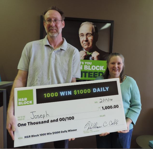 Owego resident wins H&R Block sweepstakes