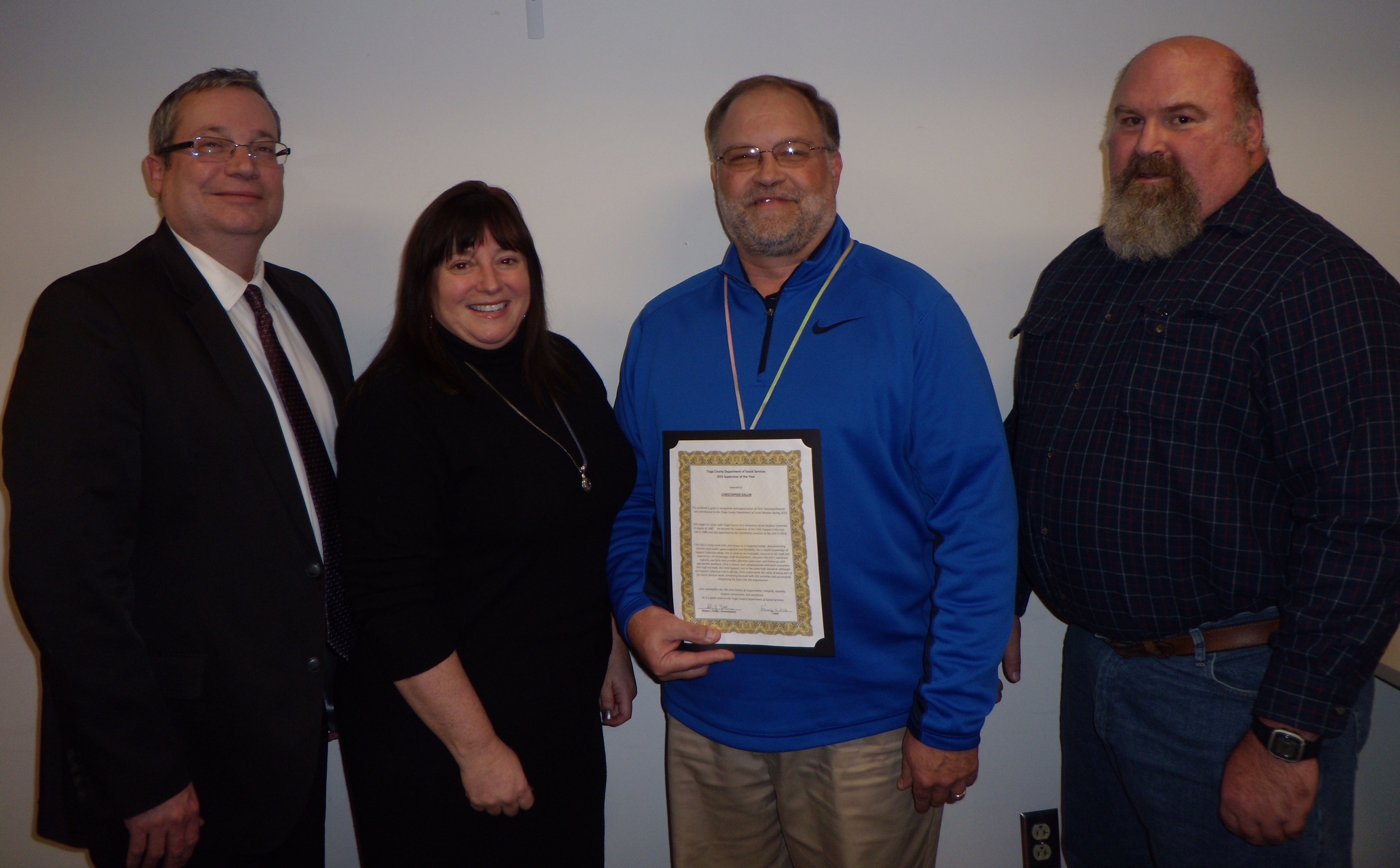 DSS announces Supervisor of the Year