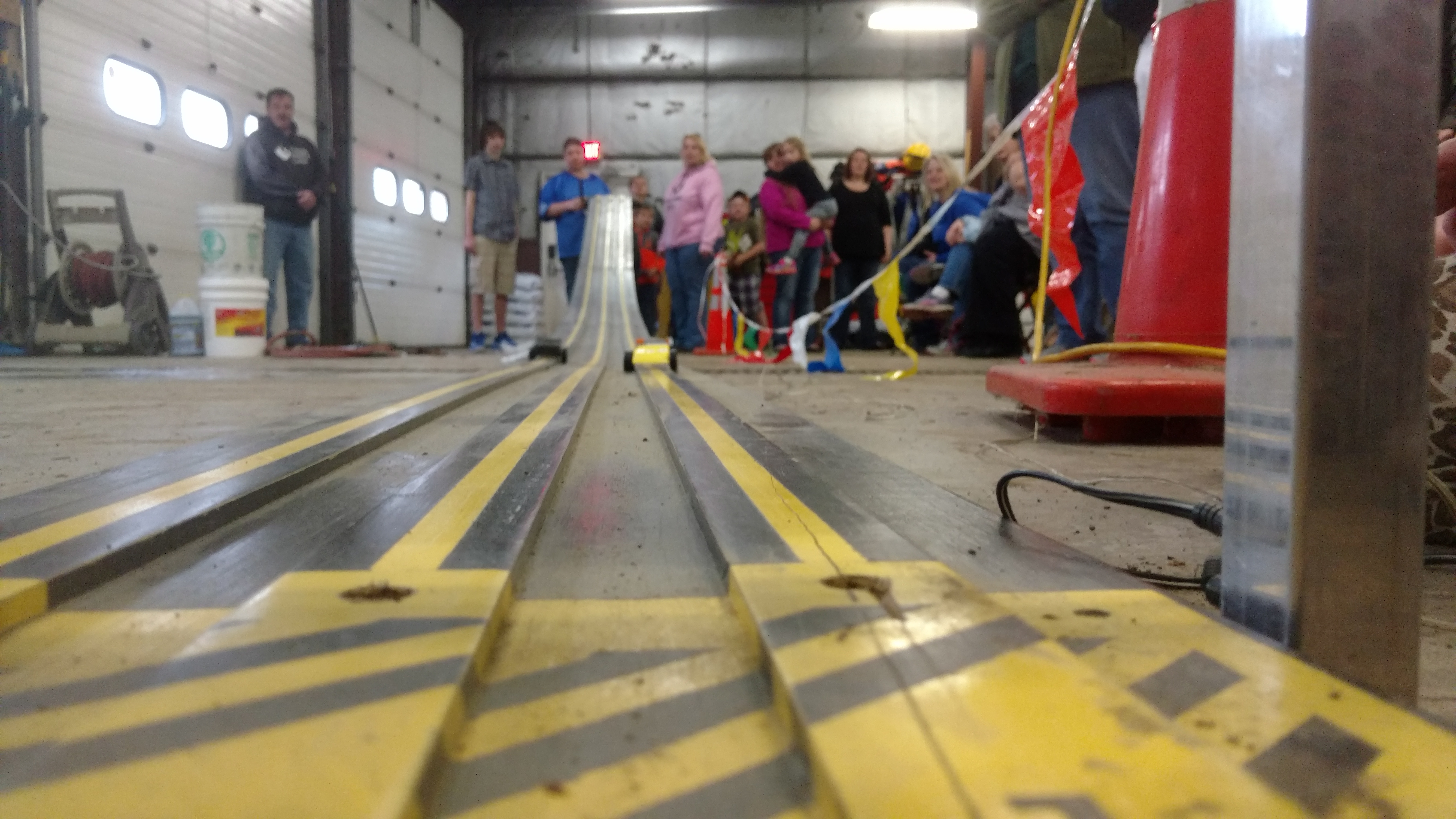 Nichols FD hosts Cub Scout Pine Wood Derby Race