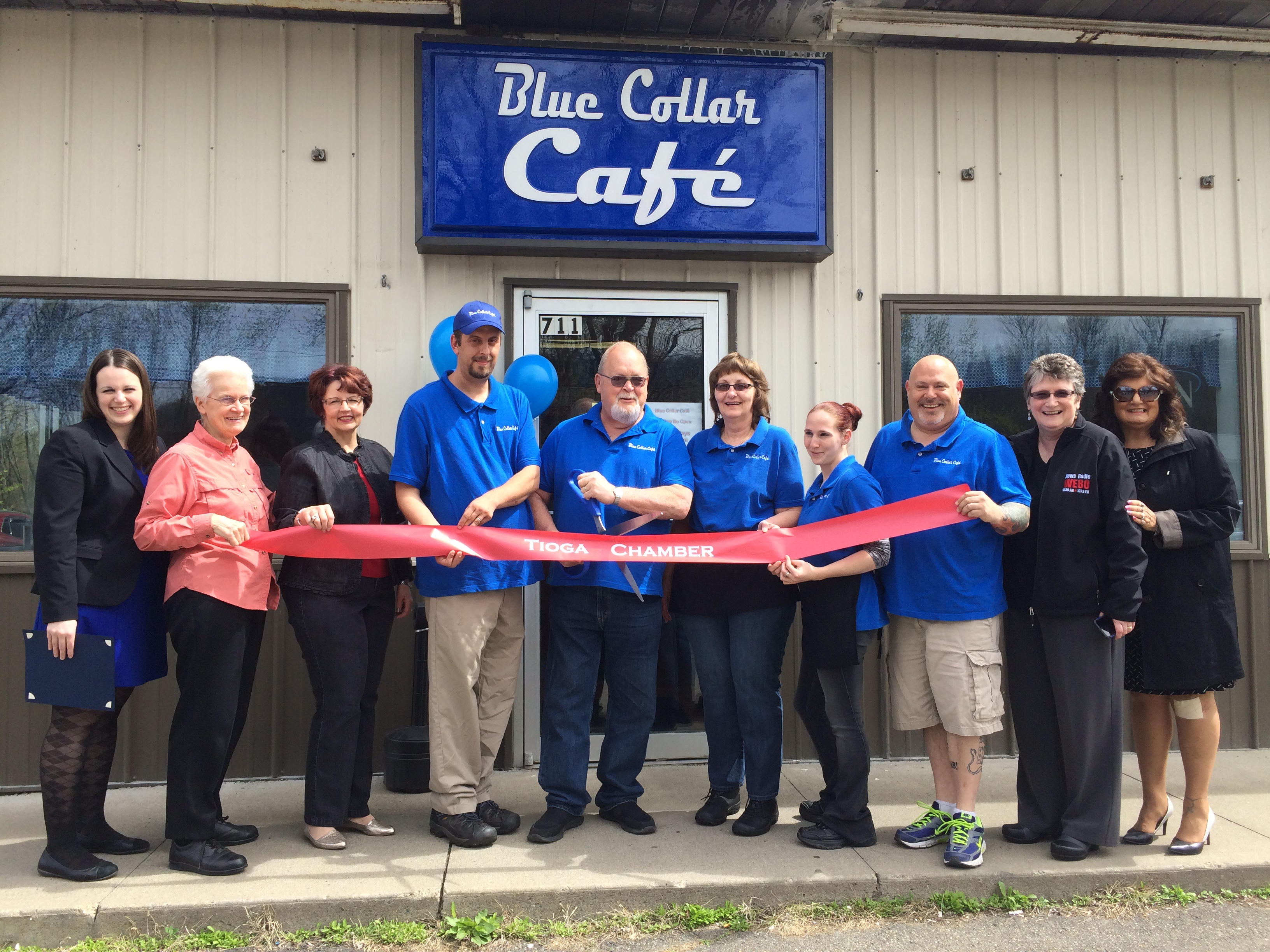Chamber welcomes new owners at Blue Collar Café