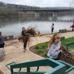 OFA Athletic Leadership Council performs Riverwalk cleanup