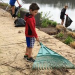 OFA Athletic Leadership Council performs Riverwalk cleanup