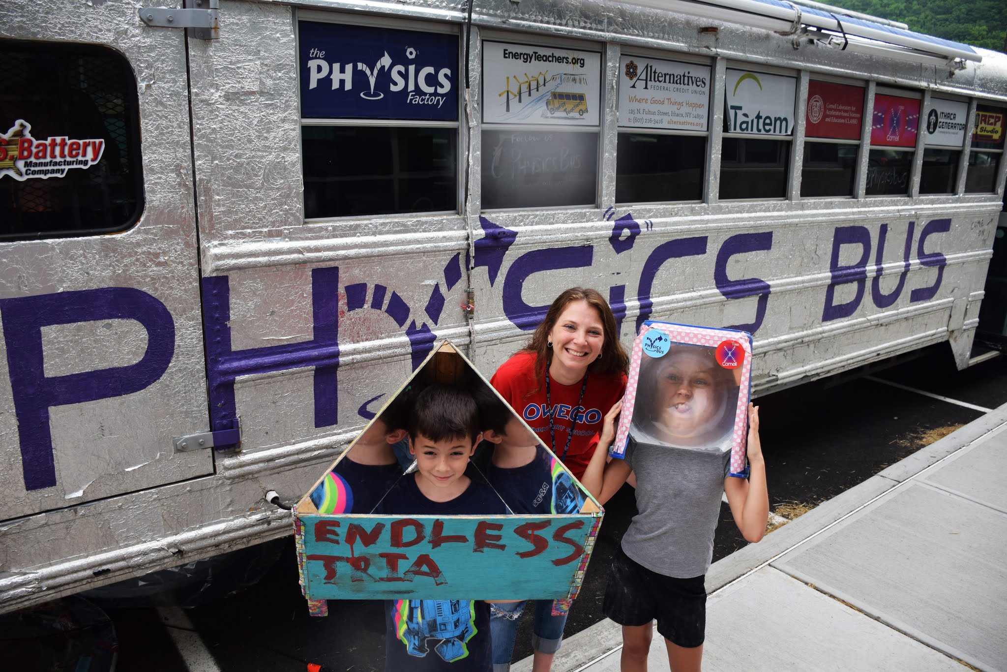 Physics Bus comes to Owego