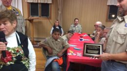 Newark Valley Historical Society honors Newark Valley’s Troop 30 for ‘Flags In’ during their annual Veterans Day dinner