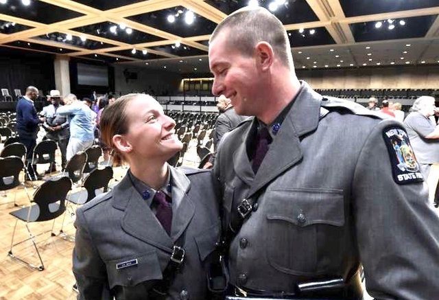 Married couple first to go through State Police academy together
