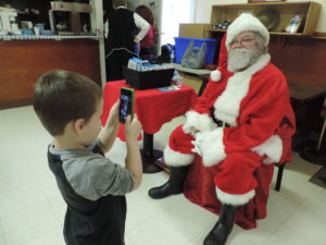 Story time with Santa held in Nichols