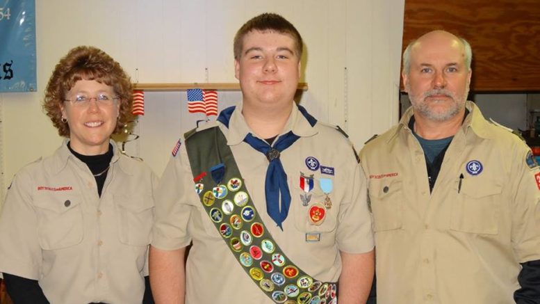 Dylan Fredenburg earns the rank of Eagle Scout