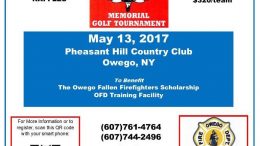 Owego Fallen Firefighters Memorial Golf tournament date set
