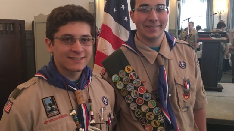Two OFA students achieve Eagle Scout rank