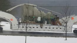 Huge turbine makes its way through portions of Tioga County