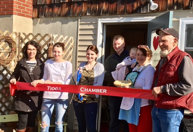 Tioga Chamber welcomes Daffodil Hill Bakery LLC with Ribbon Cutting ceremony