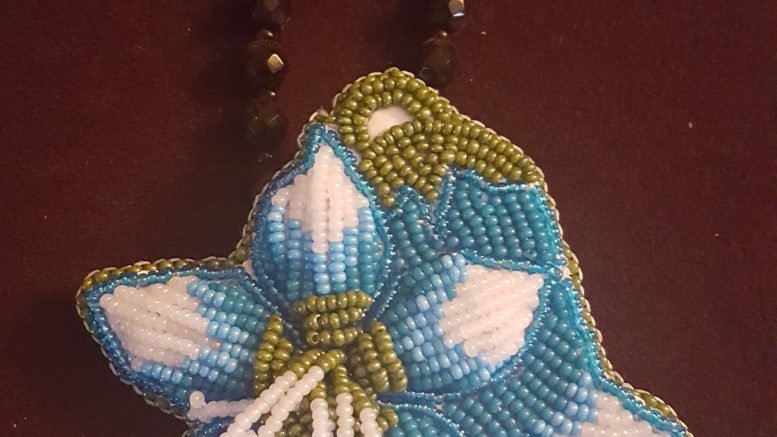 Beaded flower workshop at the Bement-Billings Farmstead