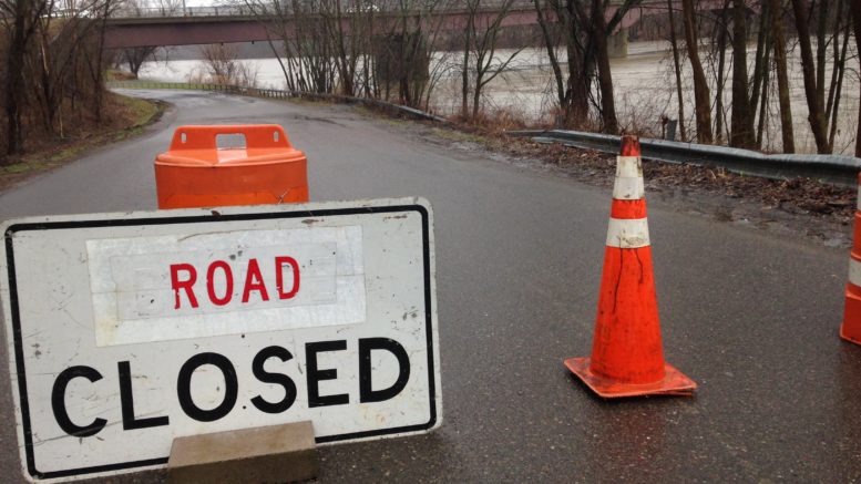 Flood Warning in effect; Hickories Park closed
