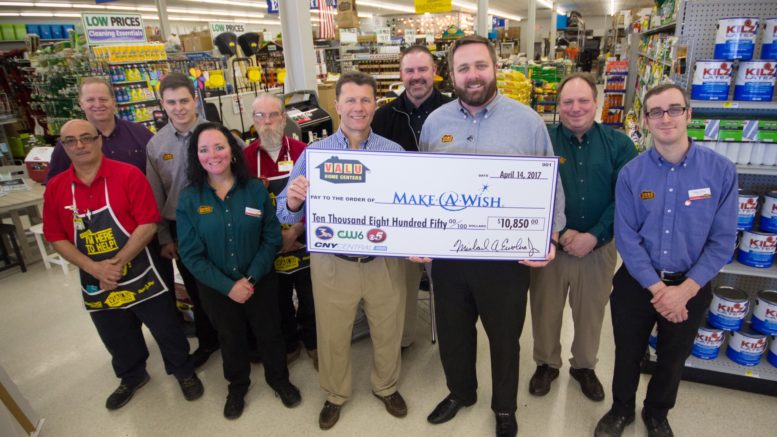 Valu Home Centers ‘Make A Change Campaign’ nets $10,850 for Make-A-Wish