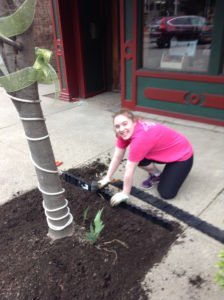 Earth Day beautification improvements on Lake Street
