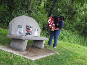 Rail Trail bench honors Captain Matthew Porcari