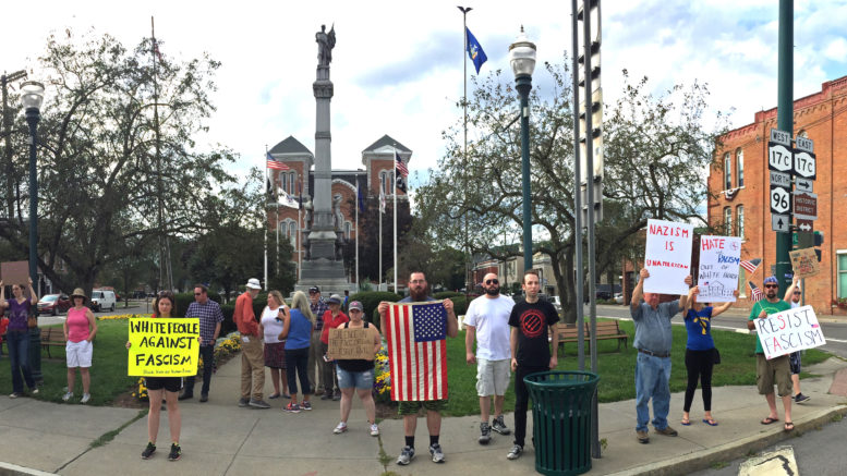 Rally held in Owego to protest Nazism in America