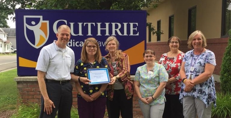 Guthrie Medical in Waverly receives immunization recognition