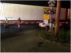 Charges pending following car and train incident in Owego