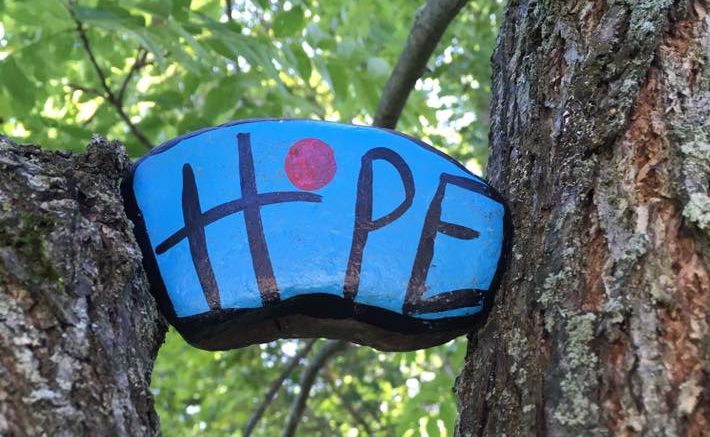 Rocks project brings people together to spread kindness  