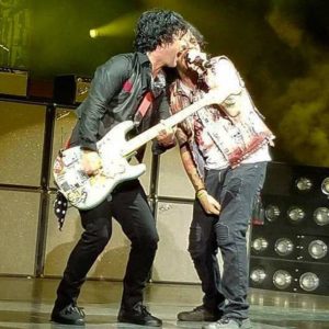 Wreckless Marci front man shares the stage with Green Day during New Jersey show