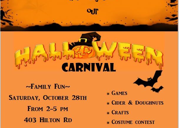 Halloween Carnival taking place at Waterman Conservation Education Center