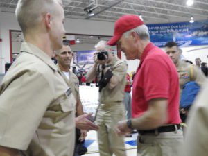 Secretary of the Navy visits Owego