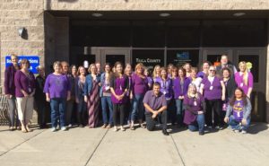 Health & Human Services employees bring awareness to domestic violence