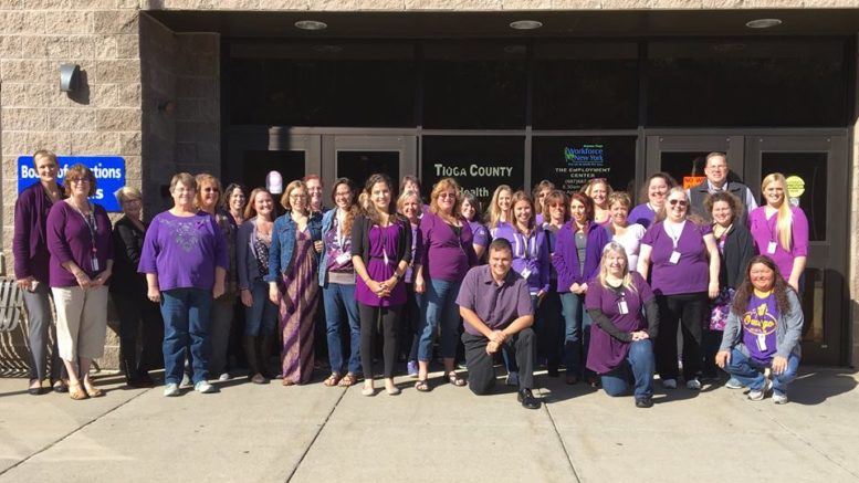 Health & Human Services employees bring awareness to domestic violence