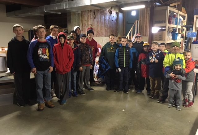 Park Terrace Food Pantry receives food from local scouts