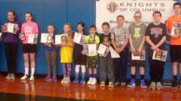 Tioga County Knights of Columbus crown Free Throw Champions