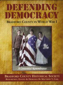 BCHS World War I book to receive statewide award