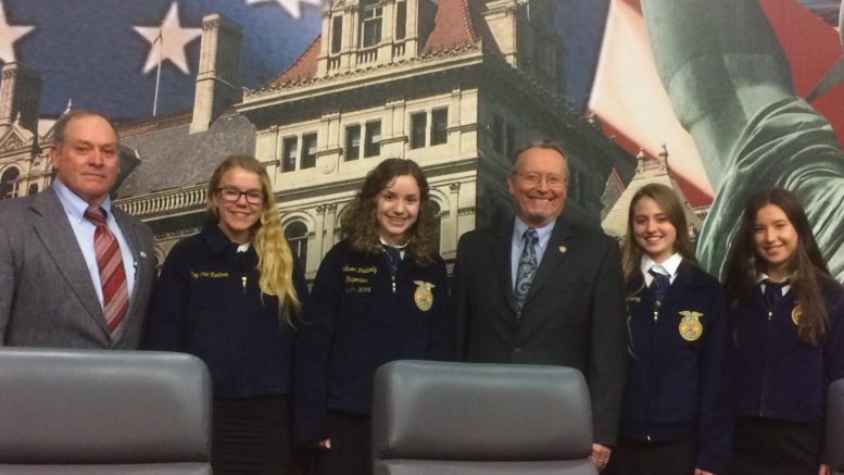 New York’s top agriculture officials welcome Tioga County’s newest FFA chapters to State Capitol