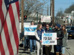 Students march to Courthouse on March 17
