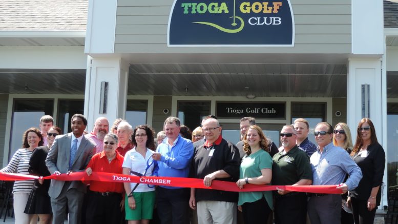 Chamber christens the Tioga Golf Club’s new clubhouse