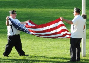 Nichols Flag Day ceremony held at Kirby Park