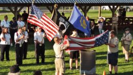Nichols Flag Day ceremony held at Kirby Park