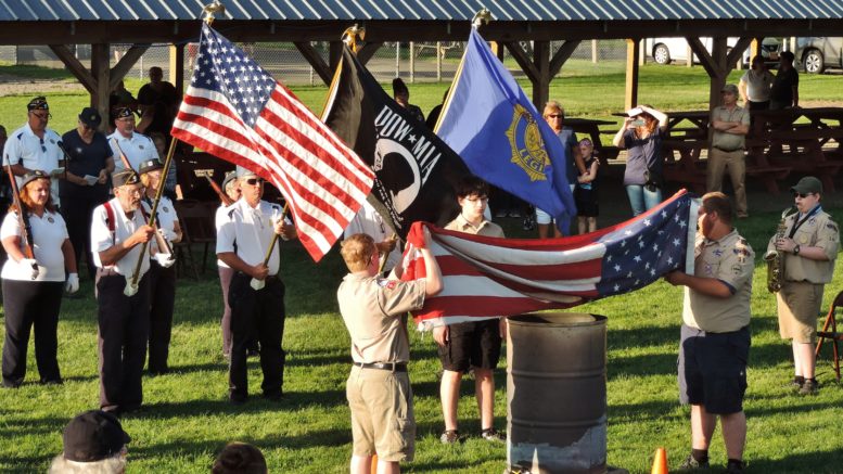 Nichols Flag Day ceremony held at Kirby Park