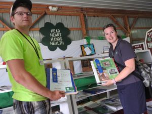 Volunteers brave the heat; ready for this year’s fair!