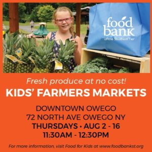 Final week of Kids' Market in Owego