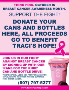 Taylor Garbage once again fighting back against breast cancer