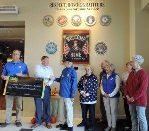 Jeff Gural and Tioga Downs present significant donation to assist veterans