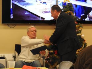 Firefighter honored for 60 years of volunteer service