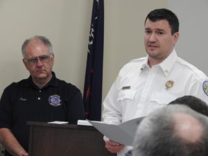 Firefighter honored for 60 years of volunteer service