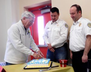 Firefighter honored for 60 years of volunteer service