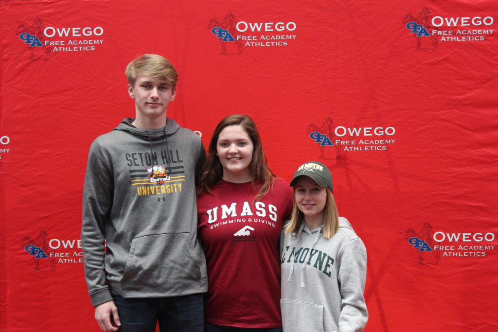 Three OFA athletes sign national letters of intent