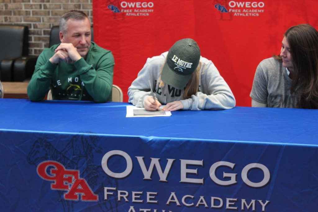 Three OFA athletes sign national letters of intent