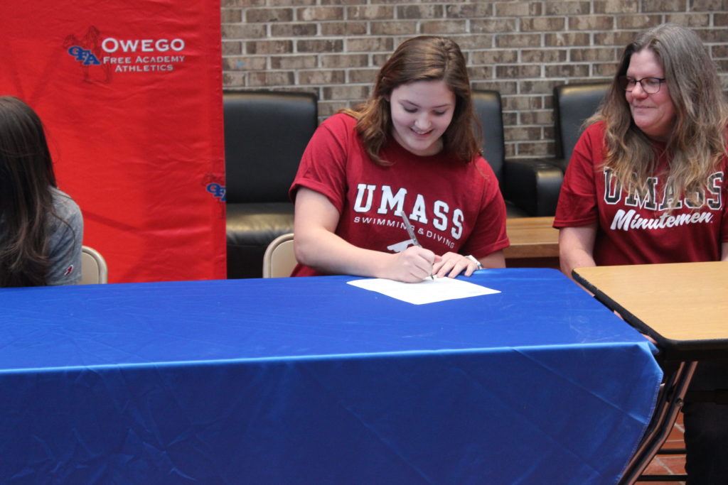 Three OFA athletes sign national letters of intent